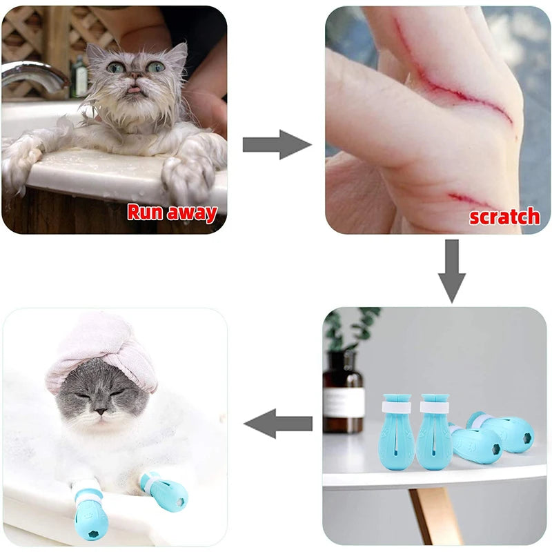 Cat Claw Protector Bath Shoes