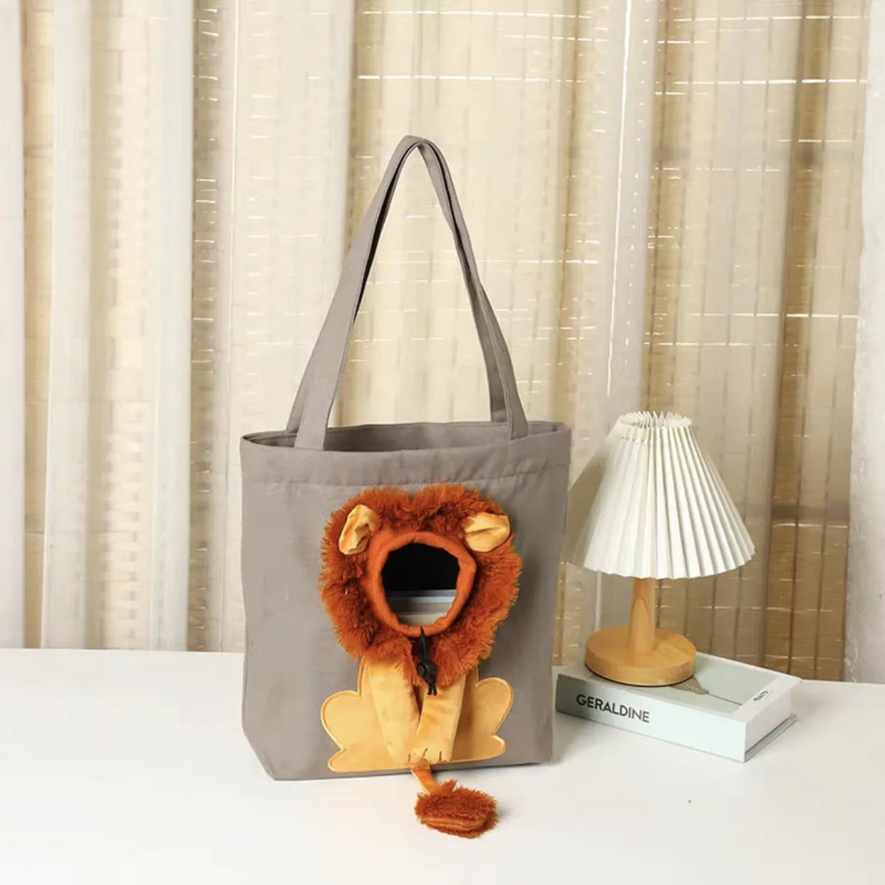 Soft Pet Carriers Lion Design Bag