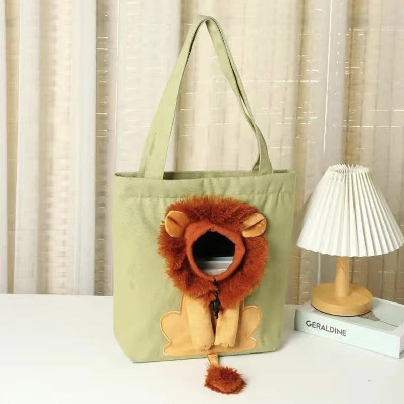 Soft Pet Carriers Lion Design Bag