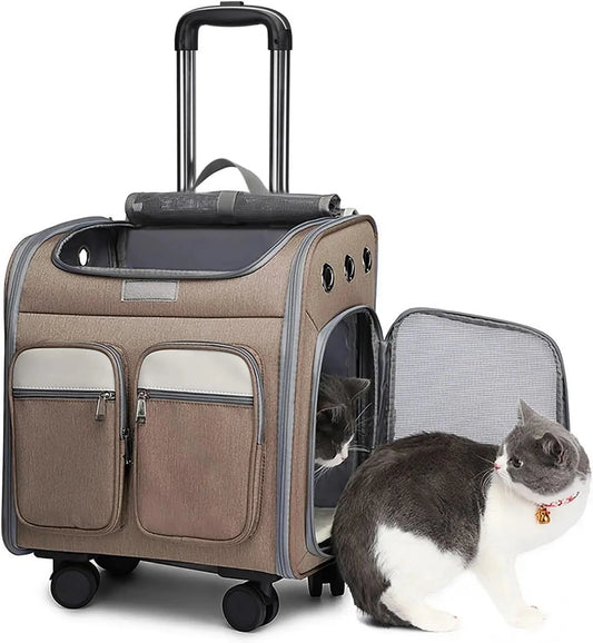 Pet Airline Approved travel Rolling Bag