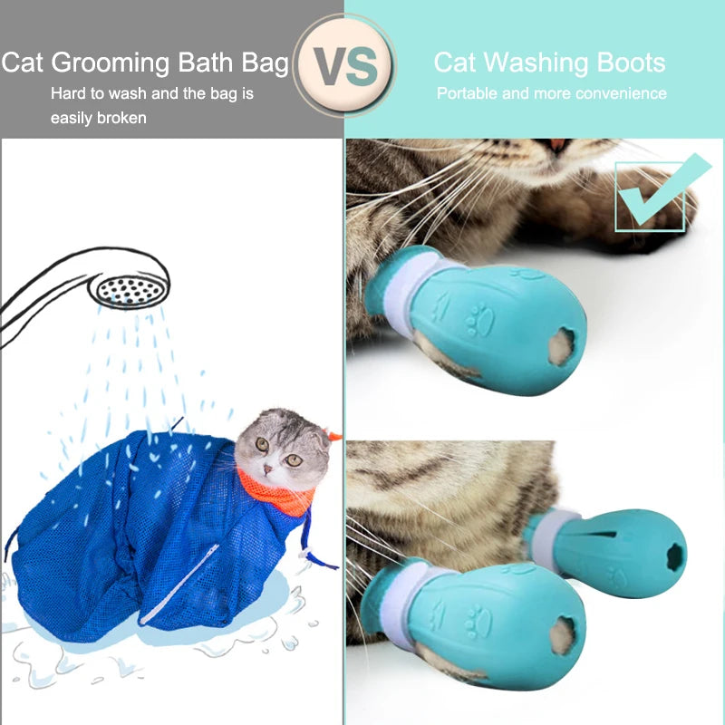 Cat Claw Protector Bath Shoes