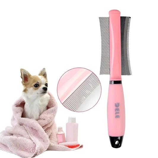 Pet Double-sided Deshedding Brush