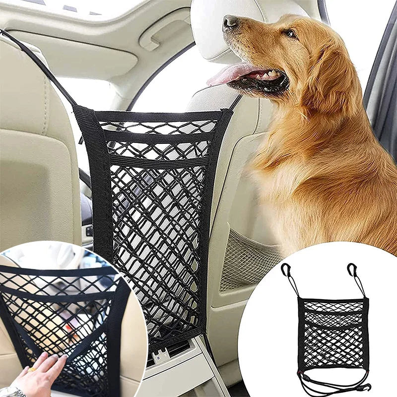 Dog Travel Car Net Barrier