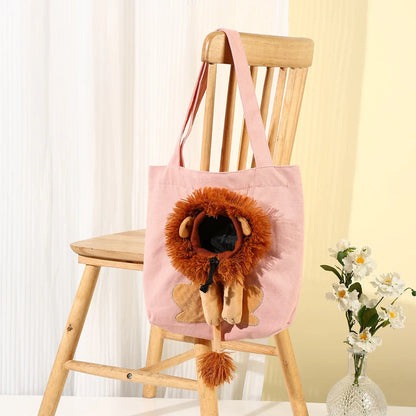 Soft Pet Carriers Lion Design Bag