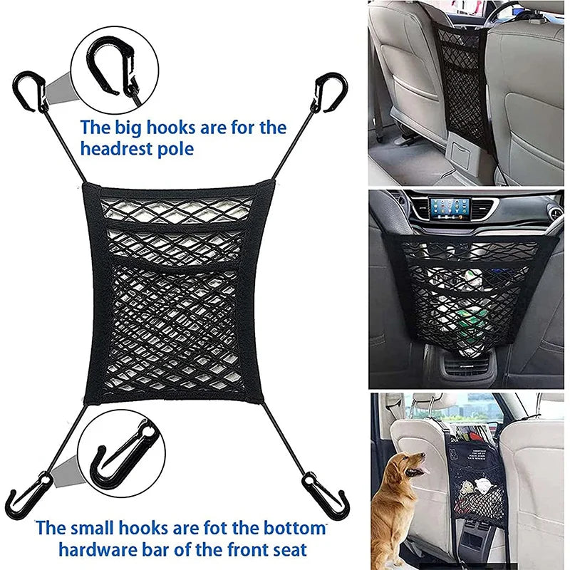 Dog Travel Car Net Barrier