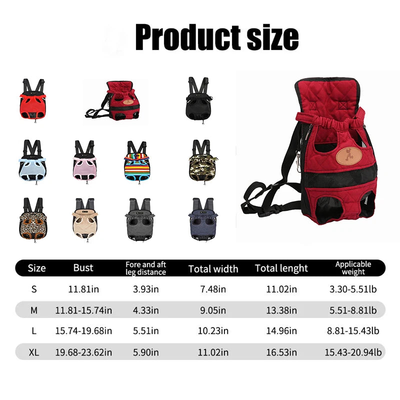 Dog Conveyor Travel Front Bag