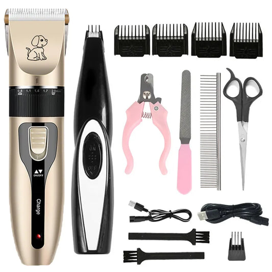 Electric Pet Grooming Clipper Kit