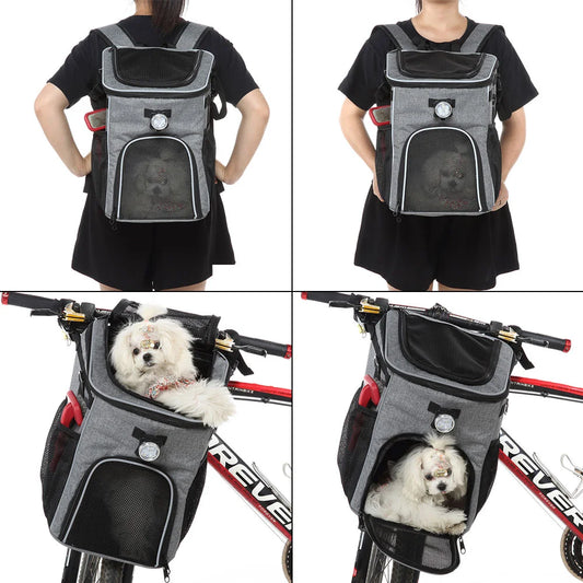 Dog Bicycle Carrier Front Bag