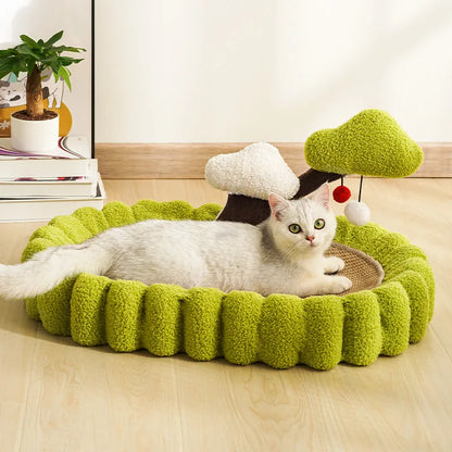 Cat plus-Sized Oval Basin Sisal Nest