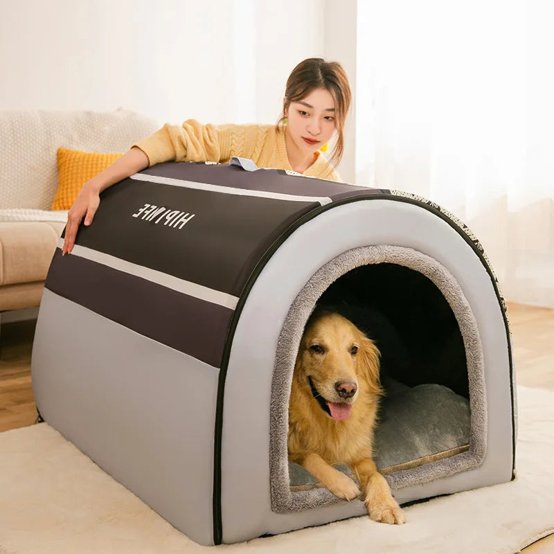 Removable Dog Warm House bed