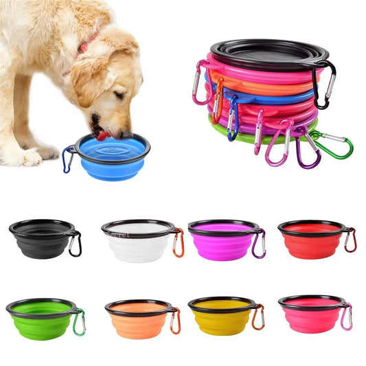 Collapsible Pet Food Water Bowl