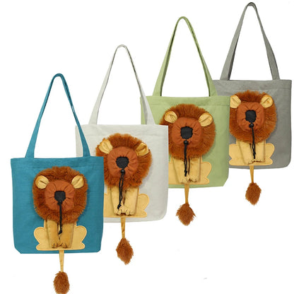 Soft Pet Carriers Lion Design Bag